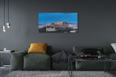 Quadro su tela Panorama della Grecia di Atene