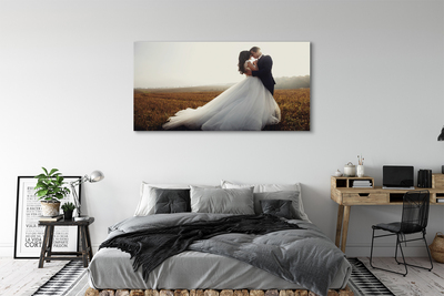 Quadro su tela Sposa e sposo