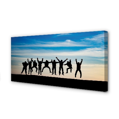 Quadro su tela Cloud Sky People