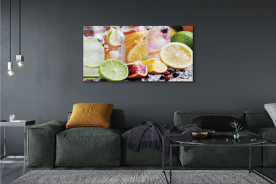 Quadro su tela Barattoli da cocktail di ghiaccio