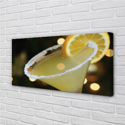 Quadro su tela Cocktail al limone