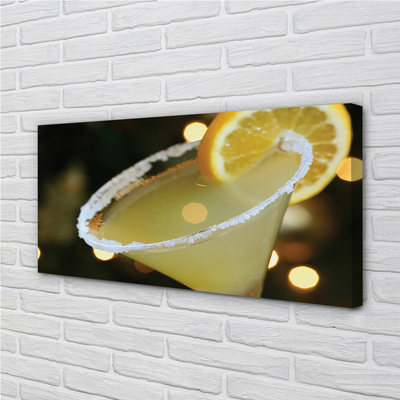 Quadro su tela Cocktail al limone