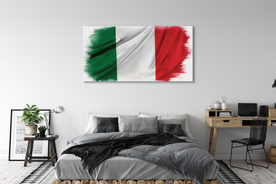 Stampa quadro su tela Flag italiana