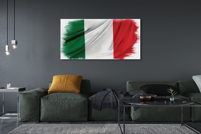 Stampa quadro su tela Flag italiana