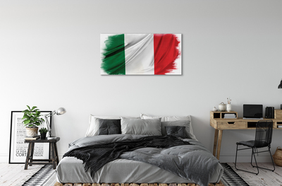 Stampa quadro su tela Flag italiana