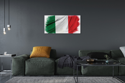 Stampa quadro su tela Flag italiana