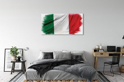 Stampa quadro su tela Flag italiana