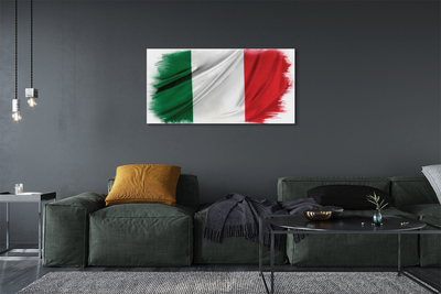 Stampa quadro su tela Flag italiana