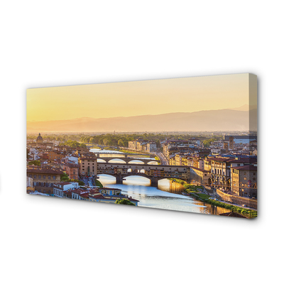 Quadro su tela Italia Sunrise Panorama