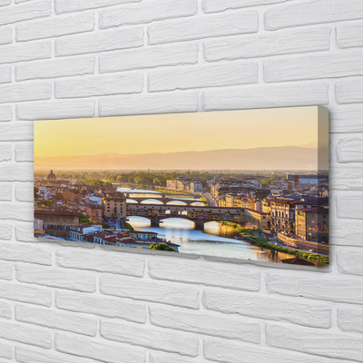 Quadro su tela Italia Sunrise Panorama