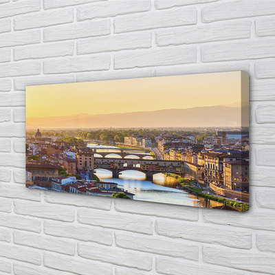 Quadro su tela Italia Sunrise Panorama