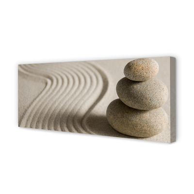Stampa quadro su tela Struttura di sabbia di pietra