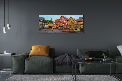 Quadro stampa su tela Germania Città Vecchia della Baviera