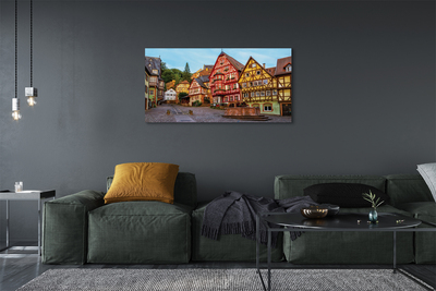 Quadro stampa su tela Germania Città Vecchia della Baviera