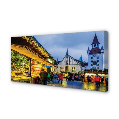 Quadro su tela Germania Old Market Square