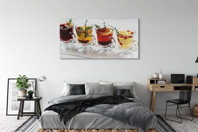 Foto quadro su tela Erbe da tè inverno frutta