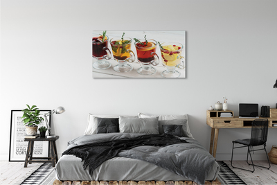 Foto quadro su tela Erbe da tè inverno frutta