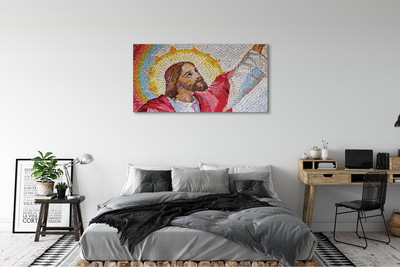 Quadro su tela Mosaico Gesù