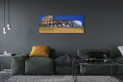 Quadro su tela Roma Sunset Colosseum