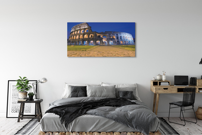 Quadro su tela Roma Sunset Colosseum