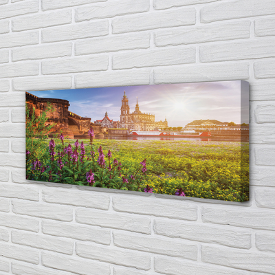 Stampa quadro su tela Germania Sunrise River