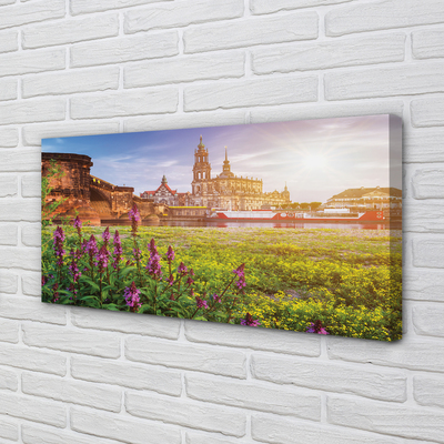 Stampa quadro su tela Germania Sunrise River