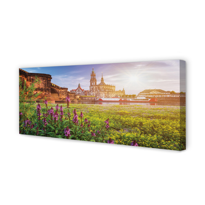 Stampa quadro su tela Germania Sunrise River