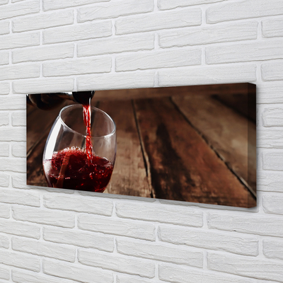 Quadro su tela Wine Boards Glass