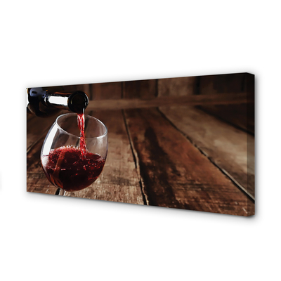 Quadro su tela Wine Boards Glass