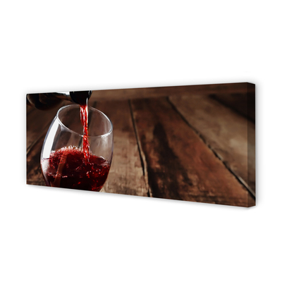 Quadro su tela Wine Boards Glass