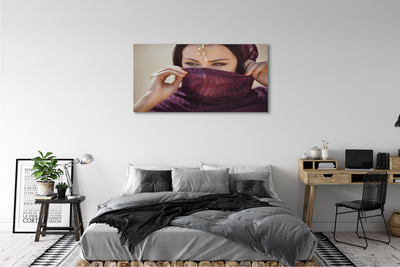 Foto quadro su tela Materiale della donna viola