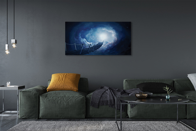 Quadro su tela Cloud Sky Bridge