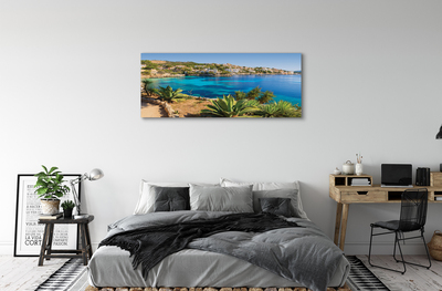 Quadro su tela Mare della città della Costa della Spagna