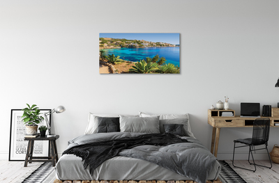 Quadro su tela Mare della città della Costa della Spagna