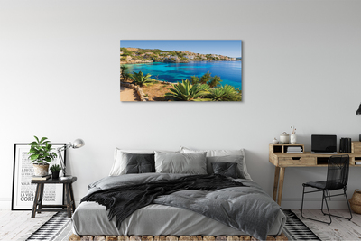 Quadro su tela Mare della città della Costa della Spagna