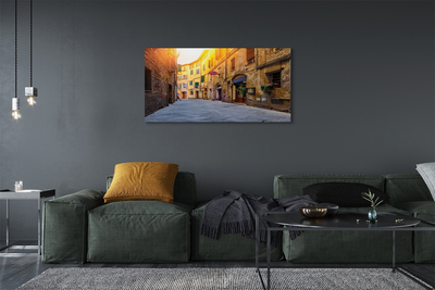 Quadro su tela Edifici in Italy Street