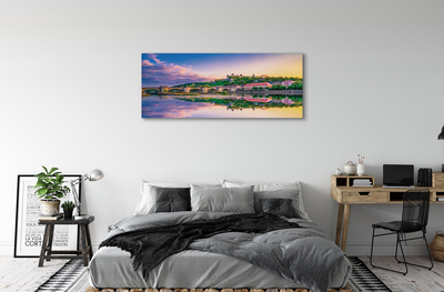 Quadro stampa su tela Germania Sunset River