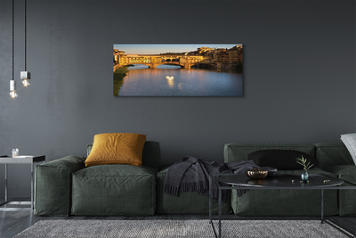 Foto quadro su tela Italia Sunrise Bridges