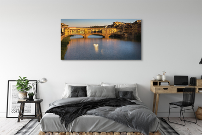 Foto quadro su tela Italia Sunrise Bridges