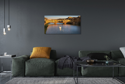 Foto quadro su tela Italia Sunrise Bridges