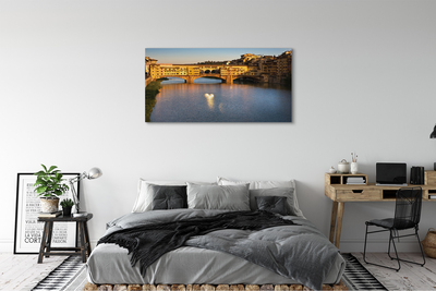 Foto quadro su tela Italia Sunrise Bridges