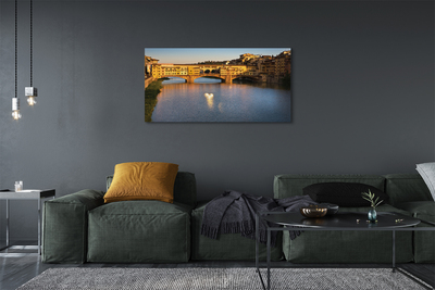 Foto quadro su tela Italia Sunrise Bridges