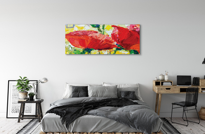 Quadro su tela Fiori rossi