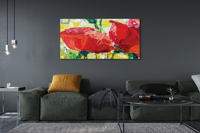 Quadro su tela Fiori rossi