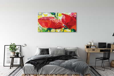 Quadro su tela Fiori rossi