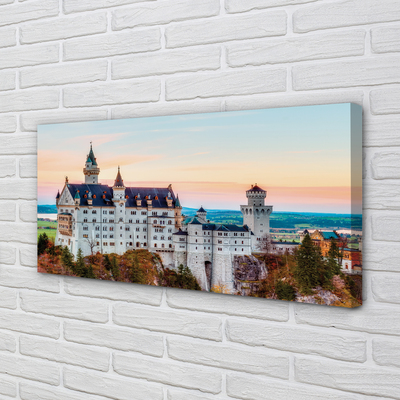 Quadro su tela Germania Castello Autumn Monaco