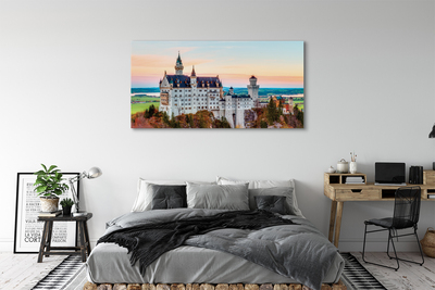 Quadro su tela Germania Castello Autumn Monaco