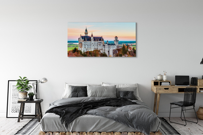 Quadro su tela Germania Castello Autumn Monaco