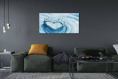 Quadro su tela Cade il cuore dell'acqua