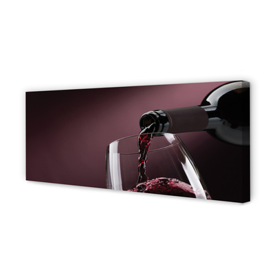 Quadro su tela Background vino bordeaux